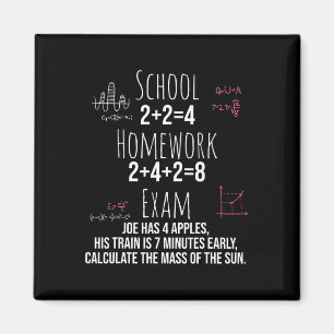 Lustiges Mathe-Geschenk für Teenager-Mädchen Tween Magnet