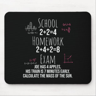 Lustiges Mathe-Geschenk für Teenager-Mädchen Tween Mousepad