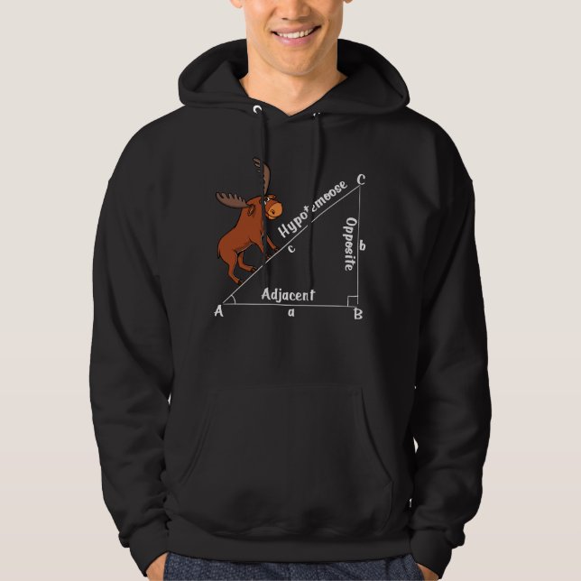Lustiges Mathe Hypotemoose Hoodie (Vorderseite)