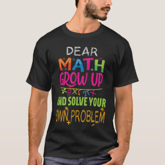 Lustiges Mathe-Zitat für Mädchen Jungen Männer Fra T-Shirt