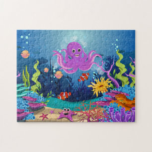 Lustiges Meerespuzzle Puzzle