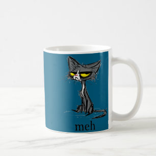 Lustiges Meh-Katzen-Geschenk für Katzenliebhaber Kaffeetasse