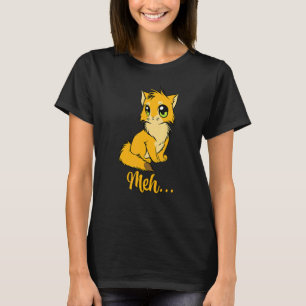 Lustiges Meh Katzen-Geschenk für Katzenliebhaber T-Shirt
