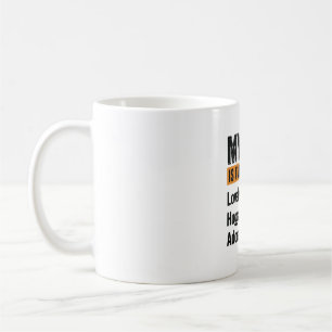 Lustiges Mein Hund ist voller Stier Beagle Vintage Kaffeetasse