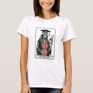 Lustiges Meister-Abschlussgeschenk Skelett Absolve T-Shirt