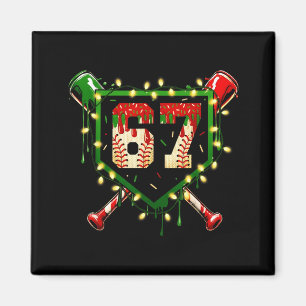 Lustiges Meme 67 Weihnachten Baseball Eiscreme Män Magnet