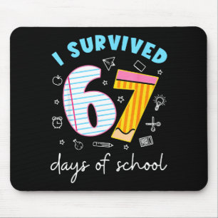 Lustiges Meme Lehrer Schüler Ich habe 67 Tage S üb Mousepad