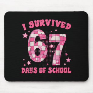 Lustiges Meme Sechs Sieben Lehrer Ich habe 67 Tage Mousepad