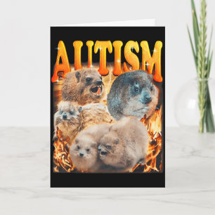 Lustiges Meme Waldmurmeltiere Autistisch Autism A Karte