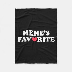 Lustiges Meme's Lieblingssohn Tochter Ich bin Meme Fleecedecke