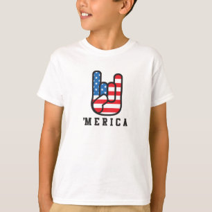 Lustiges Merica Juli 4. scherzt Shirt