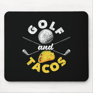 Lustiges mexikanisches Gericht Lieblingssport Golf Mousepad