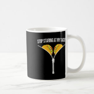 Lustiges mexikanisches Stoppt das Starren auf mein Kaffeetasse