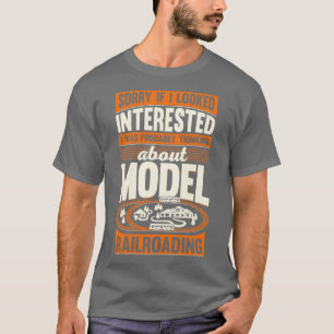 Lustiges Modellbahn Zug Sammler Geschenk  T-Shirt
