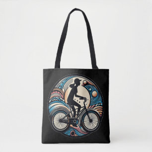 Lustiges modernes abstraktes Design Fahrrad-Logo