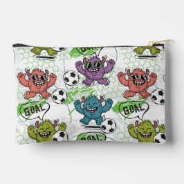 Lustiges Monster-Fußball-Kinder-Muster Zubehörtasche