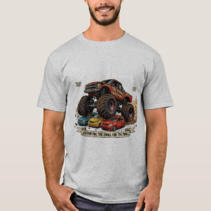 Lustiges Monster-Truck-Ersatzreifen-T-Shirt T-Shirt