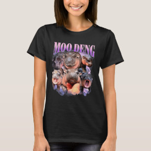 Lustiges Moo-deng Baby Zwerg Nilpferd Süß Zoo Für T-Shirt