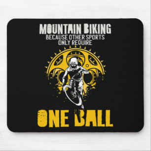 Lustiges Mountainbike-Geschenk für Männer - Mounta Mousepad