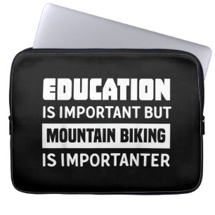 Lustiges Mountainbike-Shirt - Mountainbike Laptopschutzhülle