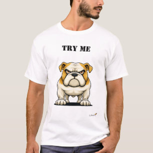 Lustiges mürrisches Bulldoggen-T-Shirt T-Shirt