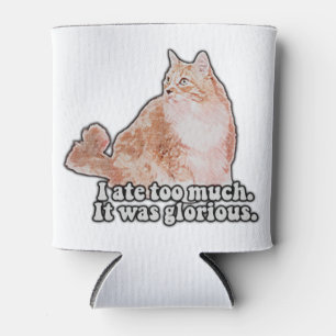 Lustiges mürrisches Katzen-Meme für Katzen- und Kä Dosenkühler