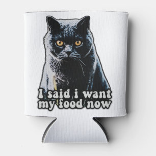 Lustiges mürrisches Katzen-Meme für Katzenbesitzer Dosenkühler