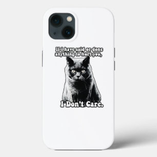 Lustiges mürrisches Katzen-Meme für Katzenliebhabe Case-Mate iPhone Hülle