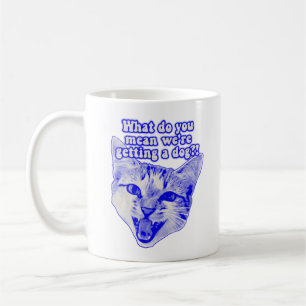 Lustiges mürrisches Katzen-Meme für Katzenliebhabe Kaffeetasse