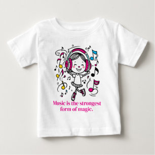 Lustiges musikalisches Grafik-T-Shirt Baby T-shirt
