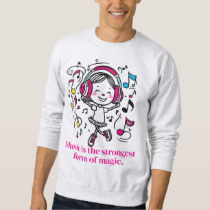 Lustiges musikalisches Grafik-T-Shirt Sweatshirt