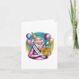 Lustiges Nana-Geburtstagsgeschenk Karte