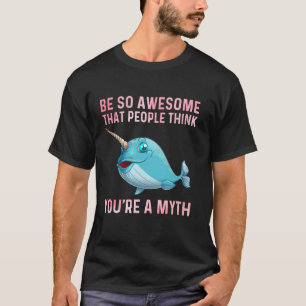 Lustiges Narwal-Geschenk für Männer Frauen Meer Wa T-Shirt