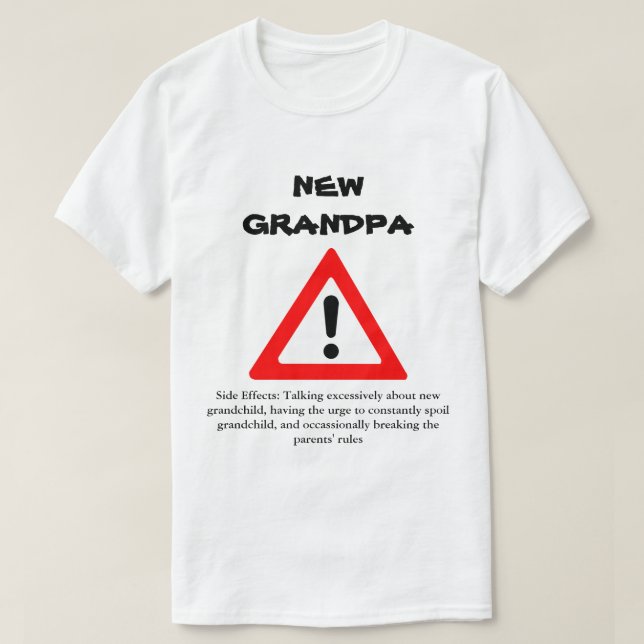 Lustiges neues Großvater-Shirt T-Shirt (Design vorne)