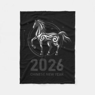 Lustiges Neues Jahr - Frohes chinesisches Neujahr  Fleecedecke