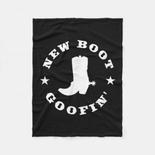 Lustiges neues Stiefel-Goofs-Cowboy-Stiefel-Meme-Z Fleecedecke