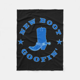 Lustiges neues Stiefel-Goofs-Cowboy-Stiefel-Meme-Z Fleecedecke