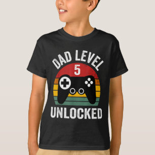 Lustiges Neues Vater-Shirt Vater Level 5 Freigesch T-Shirt