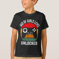 Lustiges Neues Vater-Shirt Vater Von Mädchen Level
