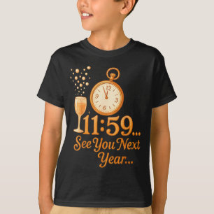 Lustiges Neujahrs-Countdown-Shirt 11_59 Bis nächst T-Shirt