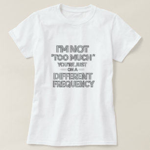 Lustiges neurodivergentes Sarkasmus-Zitat – Minima T-Shirt