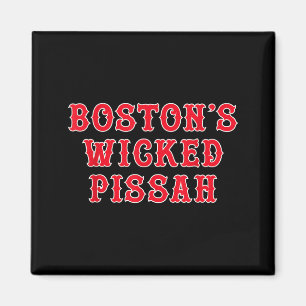 Lustiges New England Bostons Wicked Ah  Magnet