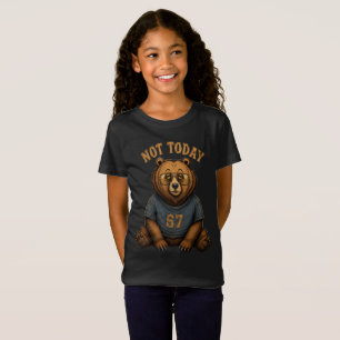 Lustiges 'Nicht Heute' Faules Bär Retro 67 Grafik- T-Shirt