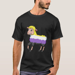 Lustiges nichtbinäres Schaf T-Shirt
