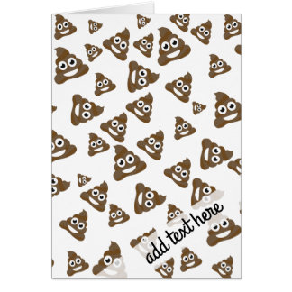 Lustiges niedliches kacken Emoji Muster