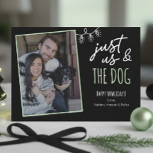Lustiges Nur Wir & Der Hund Howlidays Foto Schwarz
