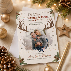 Lustiges Oh Hirsch Weihnachten Ist Da Foto Familie