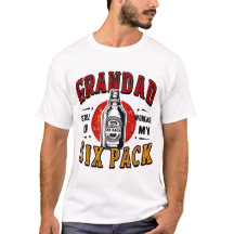 Lustiges Opa-Six-Pack-T-Shirt - Vatertagsgeschenk