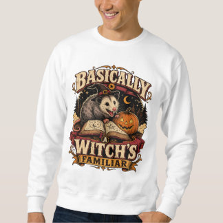 Lustiges Opossum Grundsätzlich ein Hexen-Familien- Sweatshirt