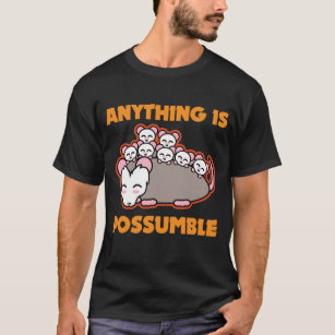 Lustiges Opossum-Opossum-Wortspiel alles ist T-Shirt